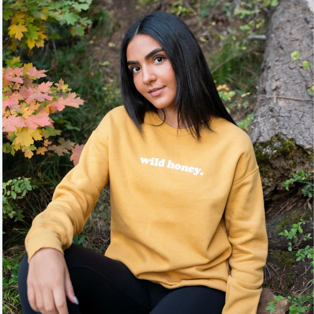 Wild Honey Yellow Sweatshirt